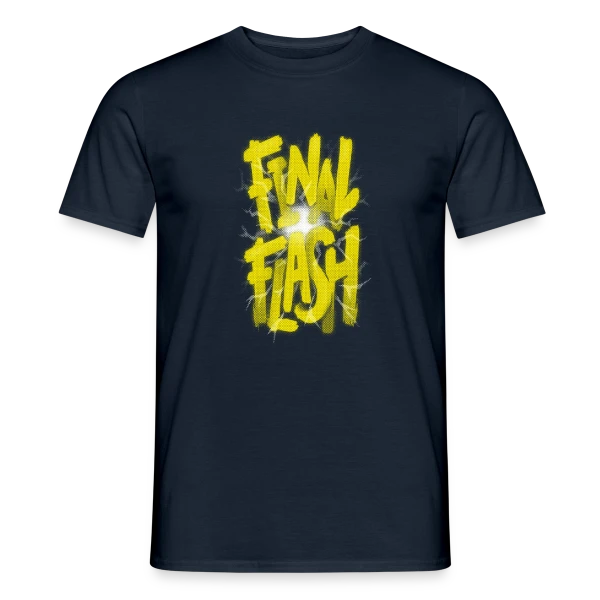 Final Flash : L'Éclat Ultime du Prince Saiyan sur T-shirt homme