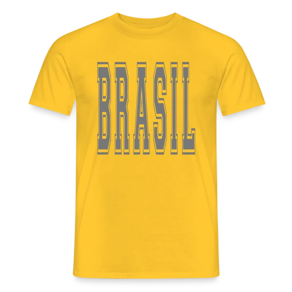 Fierté Brésilienne Football sur T-shirt homme