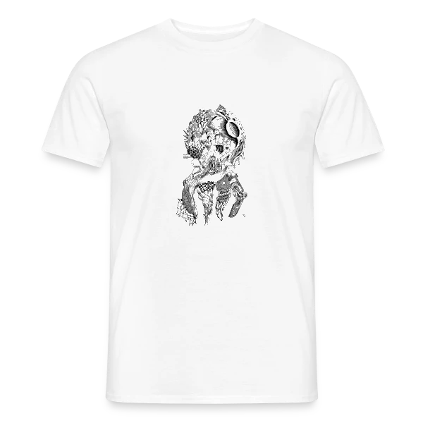 Maquette de T-shirt homme « Dessine-moi un Poulpe ! » à personnaliser