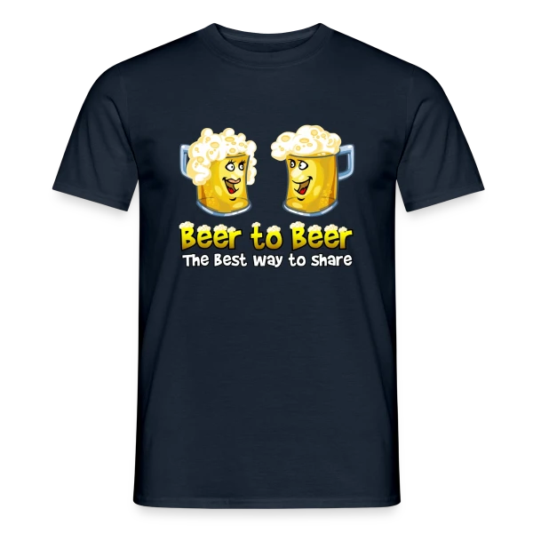 Bières entre Amis sur T-shirt homme