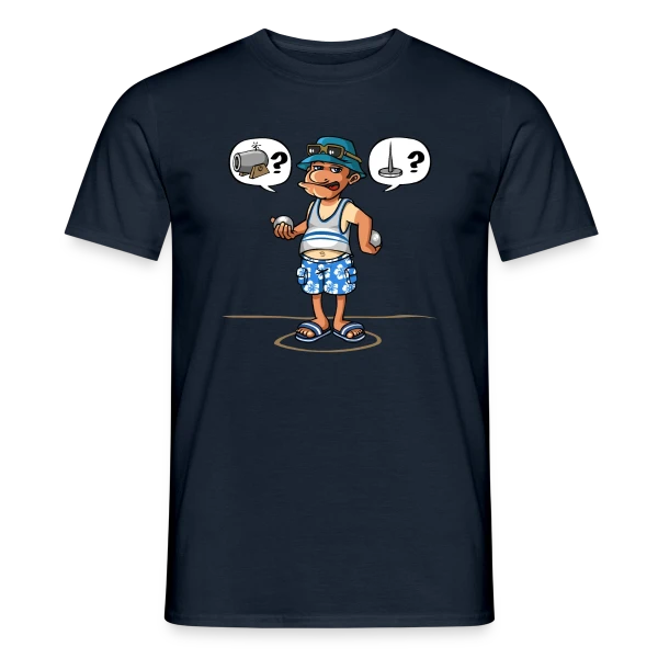Passion Pétanque sur T-shirt homme