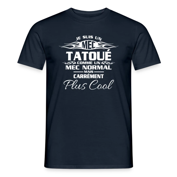 Tatouage Urbain Audacieux sur T-shirt homme