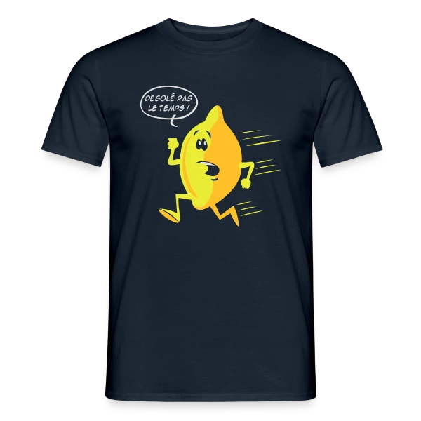 Citron Pressé : Fraîcheur et Vitamine C sur T-shirt homme
