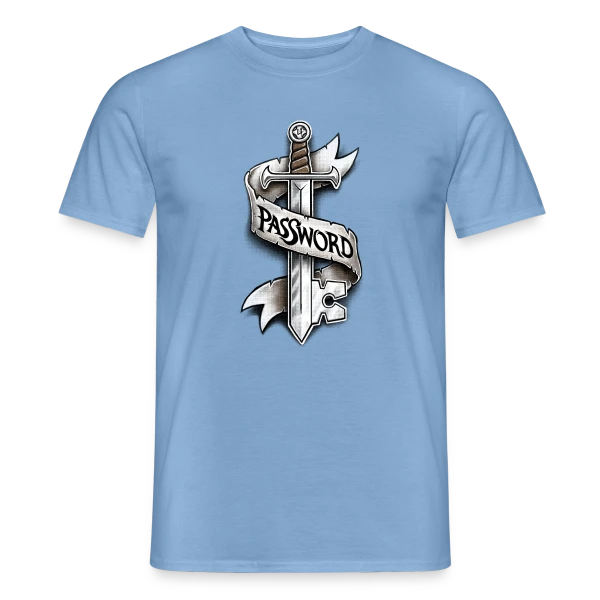 Cyber-Épée Secrète sur T-shirt homme