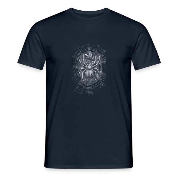 Toile d'Araignée Mystérieuse sur T-shirt homme