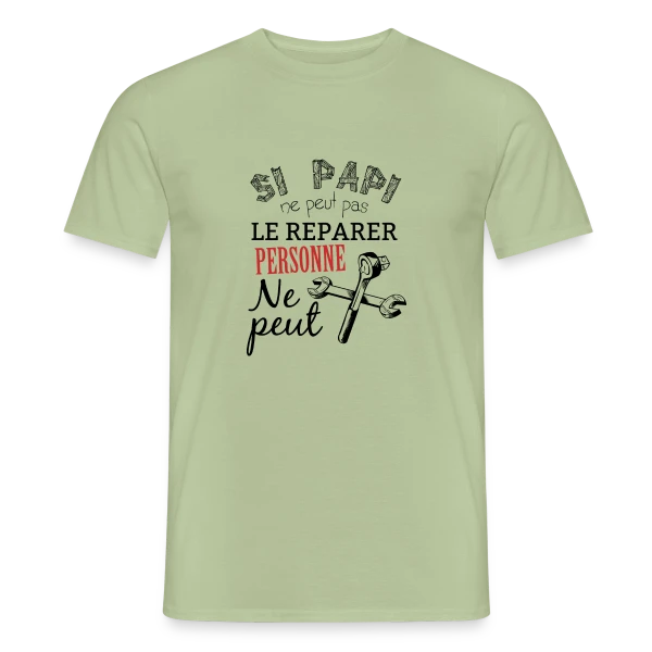 Papi Bricoleur - L'Expert des Réparations sur T-shirt homme