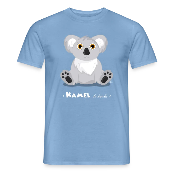 Kamel le Koala : Tendresse Exotique sur T-shirt homme