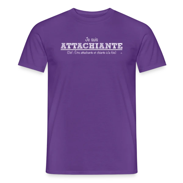 Attachiante : Assumez Votre Caractère Unique sur T-shirt homme