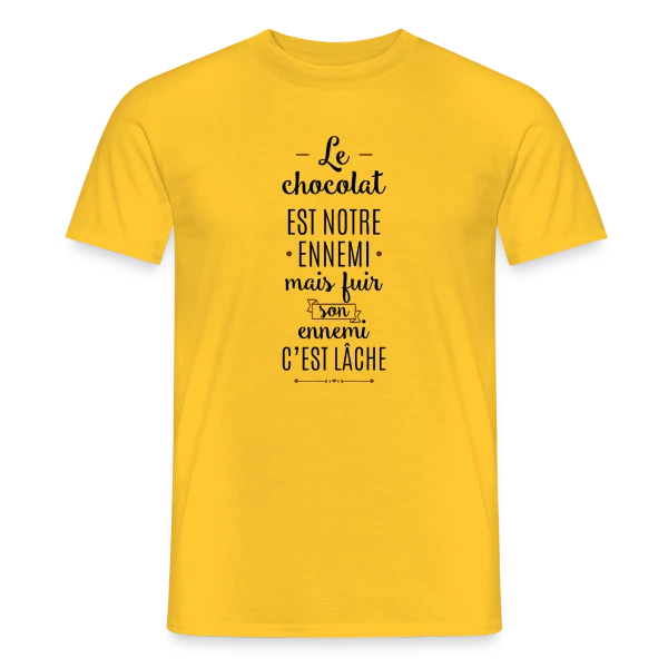 Je peux pas, j'ai chocolat sur T-shirt homme