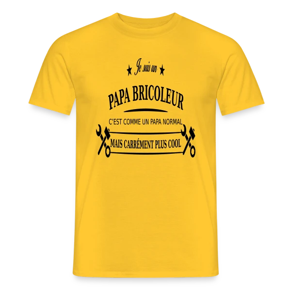 Papa Bricoleur Expert sur T-shirt homme