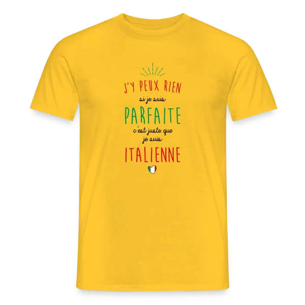 Fierté Italienne sur T-shirt homme
