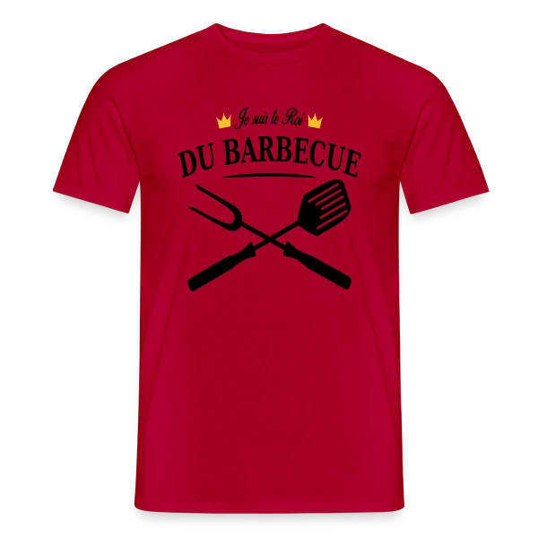 Le Roi Incontesté du Barbecue sur T-shirt homme