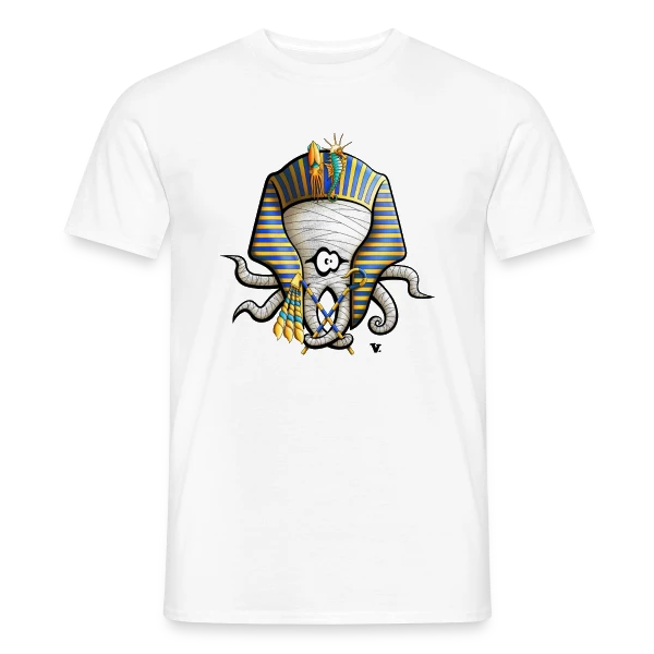 Poulpankhamon sur T-shirt homme