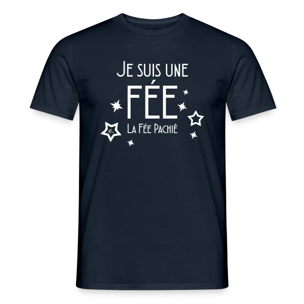 "Je Suis Une Fée" - Magie et Poésie Enchantée sur T-shirt homme