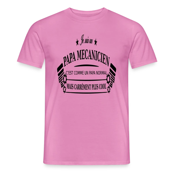 Papa Mécanicien Pro sur T-shirt homme