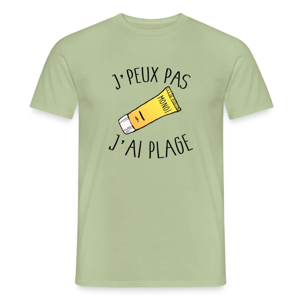 J'peux Pas J'ai Plage sur T-shirt homme