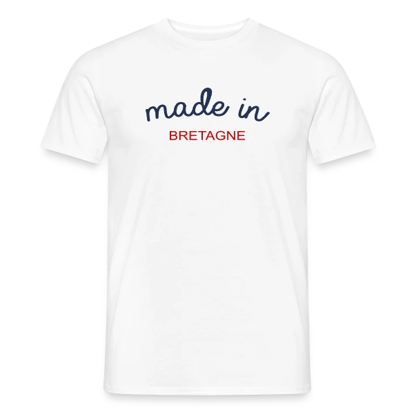 Made in Bretagne: L'Authentique Fierté Bretonne sur T-shirt homme