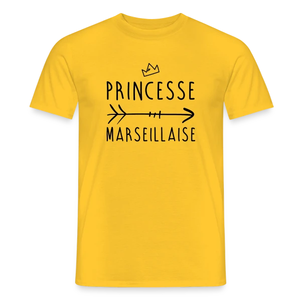 Princesse Marseillaise sur T-shirt homme