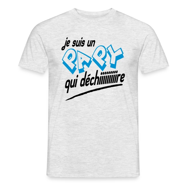 Papy d'Enfer sur T-shirt homme