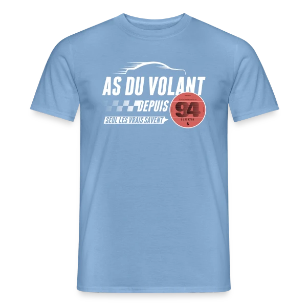 As du Volant 94 : Champion de la Route sur T-shirt homme