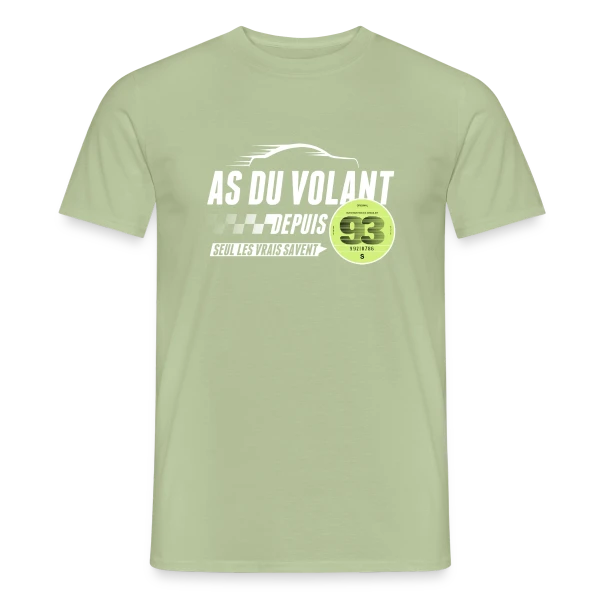 L'As du Volant du 93 sur T-shirt homme