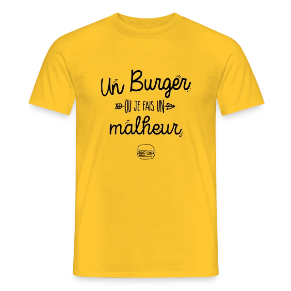 L'Empereur du Burger sur T-shirt homme