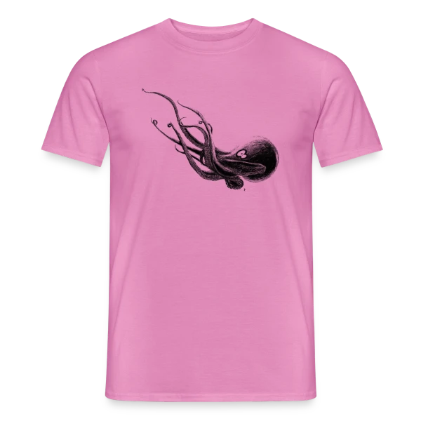 Octopoulpe sur T-shirt homme