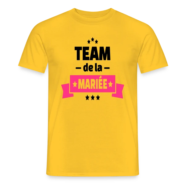 Team de la Mariée : EVJF Inoubliable entre Amies sur T-shirt homme
