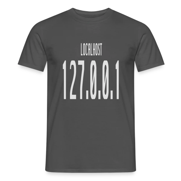 Localhost 127.0.0.1 - No Place Like Home pour Geek sur T-shirt homme