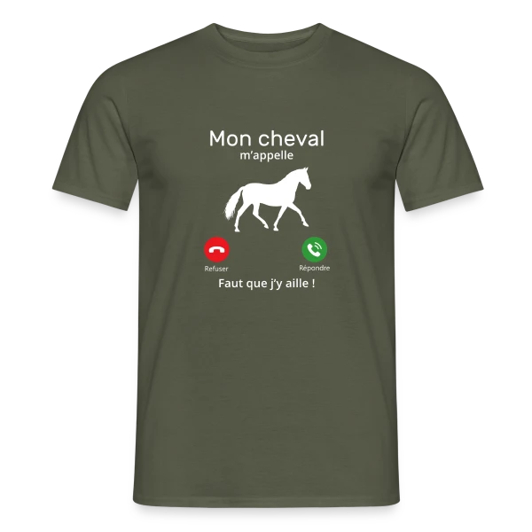 Mon Cheval M'appelle sur T-shirt homme
