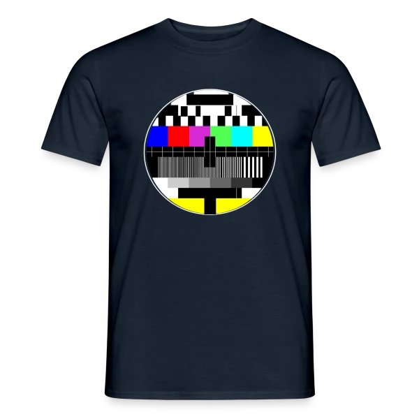 Mire TV Rétro Humour sur T-shirt homme