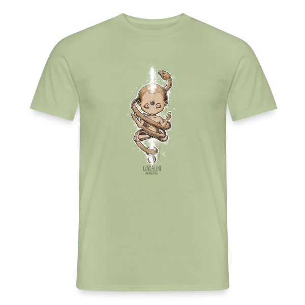 Maquette de T-shirt homme « Kundalini : L'Éveil de l'Âme » à personnaliser