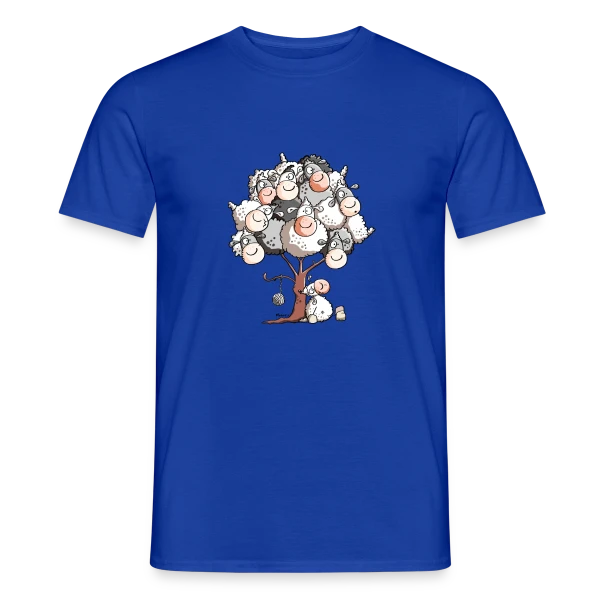 Petit Mouton Laineux Câlin sur T-shirt homme