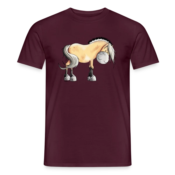 Maquette de T-shirt homme « Mon Drôle de Chat Norvégien » à personnaliser