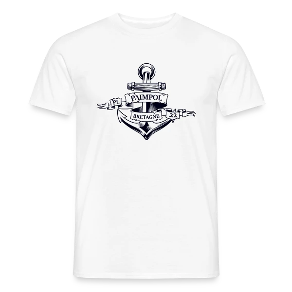 Paimpol PL 22 Bretagne | T-Shirt Marin Authentique sur T-shirt homme