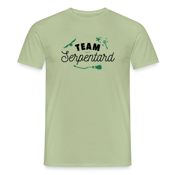 Team Serpentard - Fier et Ambitieux sur T-shirt homme