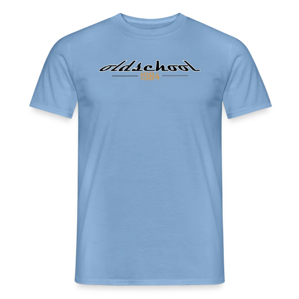 Maquette de T-shirt homme « Oldschool Année 1984 » à personnaliser