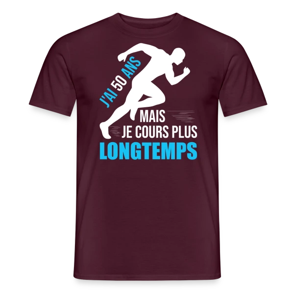 Coureur 50 Ans - Running Papa Papi Toujours en Forme sur T-shirt homme