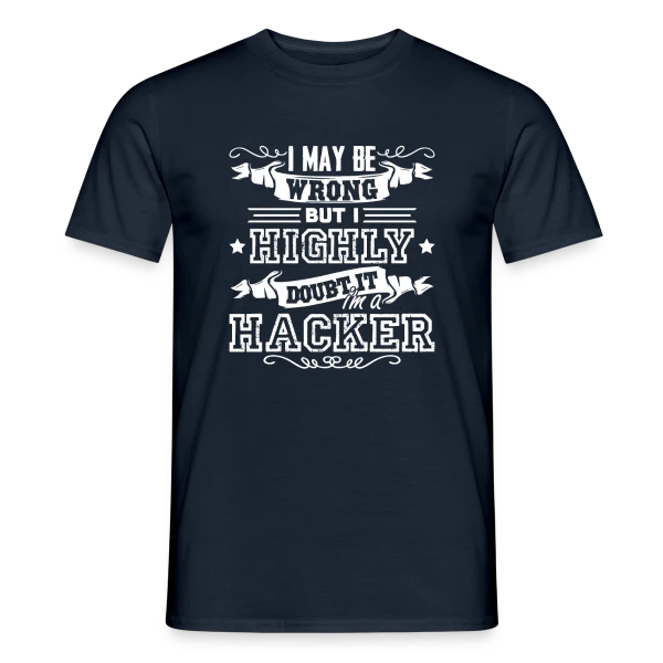Je Suis un Hacker sur T-shirt homme