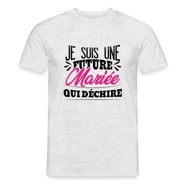 Future Mariée qui Déchire - EVJF Humour sur T-shirt homme