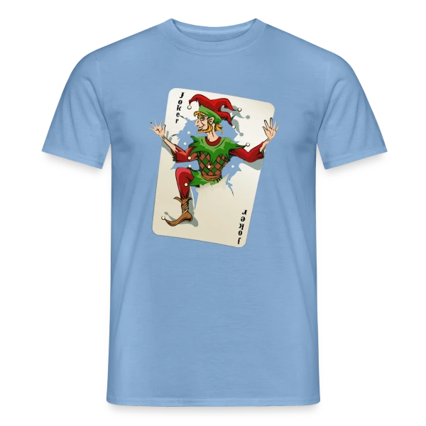 Joker Carte à Jouer sur T-shirt homme