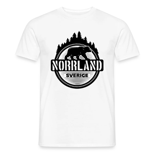 Porte le Norrland : Fierté Suédoise sur T-shirt homme