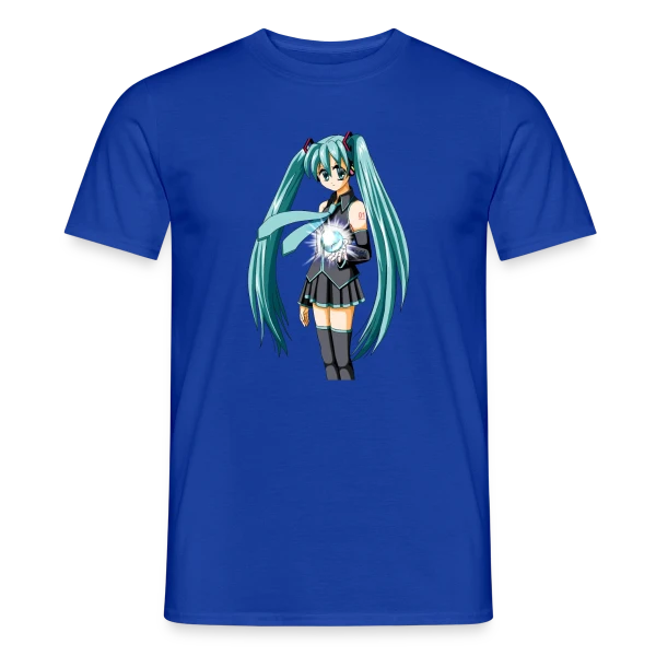 Miku Manga : Jolie Fille Style Anime Kawaii sur T-shirt homme