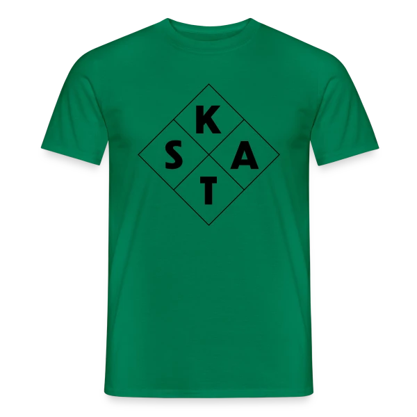 Maquette de T-shirt homme « Humour pour Joueurs de Skat » à personnaliser