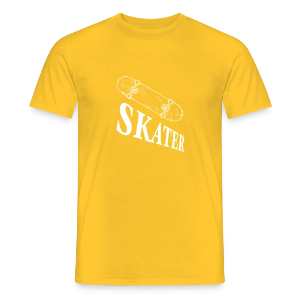 Maquette de T-shirt homme « Skater: Un Mode de Vie » à personnaliser