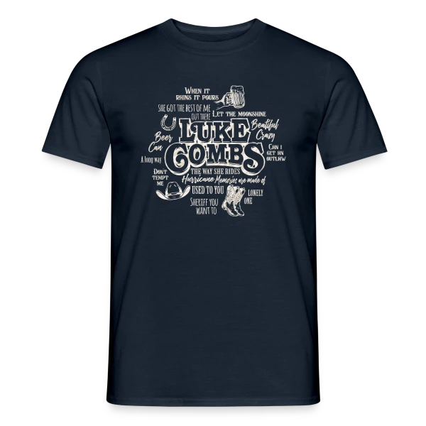 Luke Combs Esprit Country sur T-shirt homme