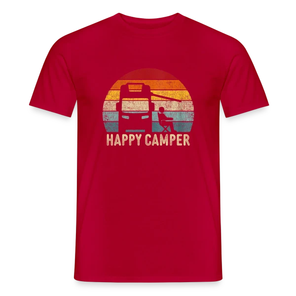 Campeur Rétro en Van sur T-shirt homme