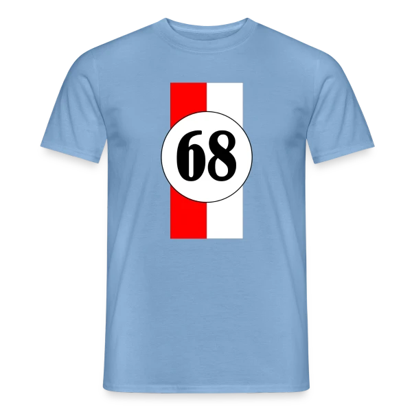 Maquette de T-shirt homme « Alsace Haut-Rhin 68 » à personnaliser