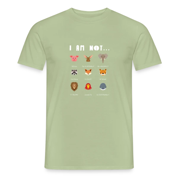 Têtes d'Animaux Adorables sur T-shirt homme