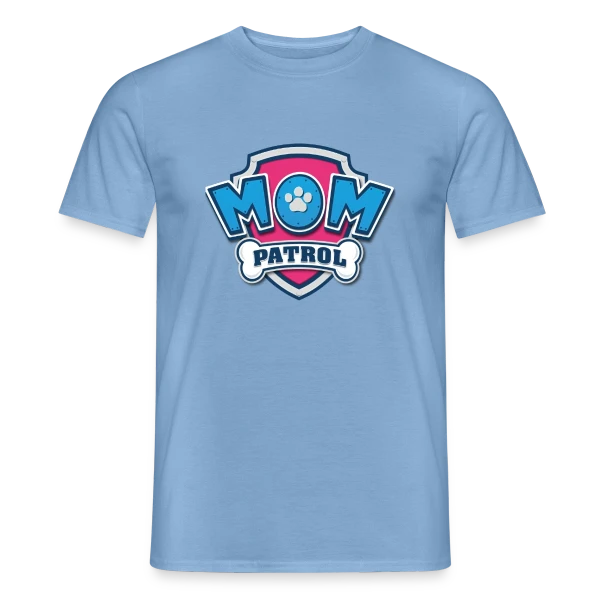 Maquette de T-shirt homme « Maman Pat' Patrouille : T-shirt Idéal pour les Fans ! » à personnaliser